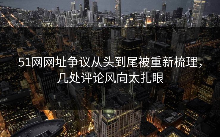 51网网址争议从头到尾被重新梳理，几处评论风向太扎眼